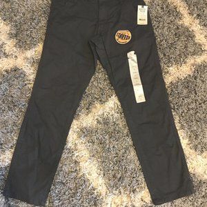 Rustic Blue Brand Boy Flat Front Grey Chinos Sz 10